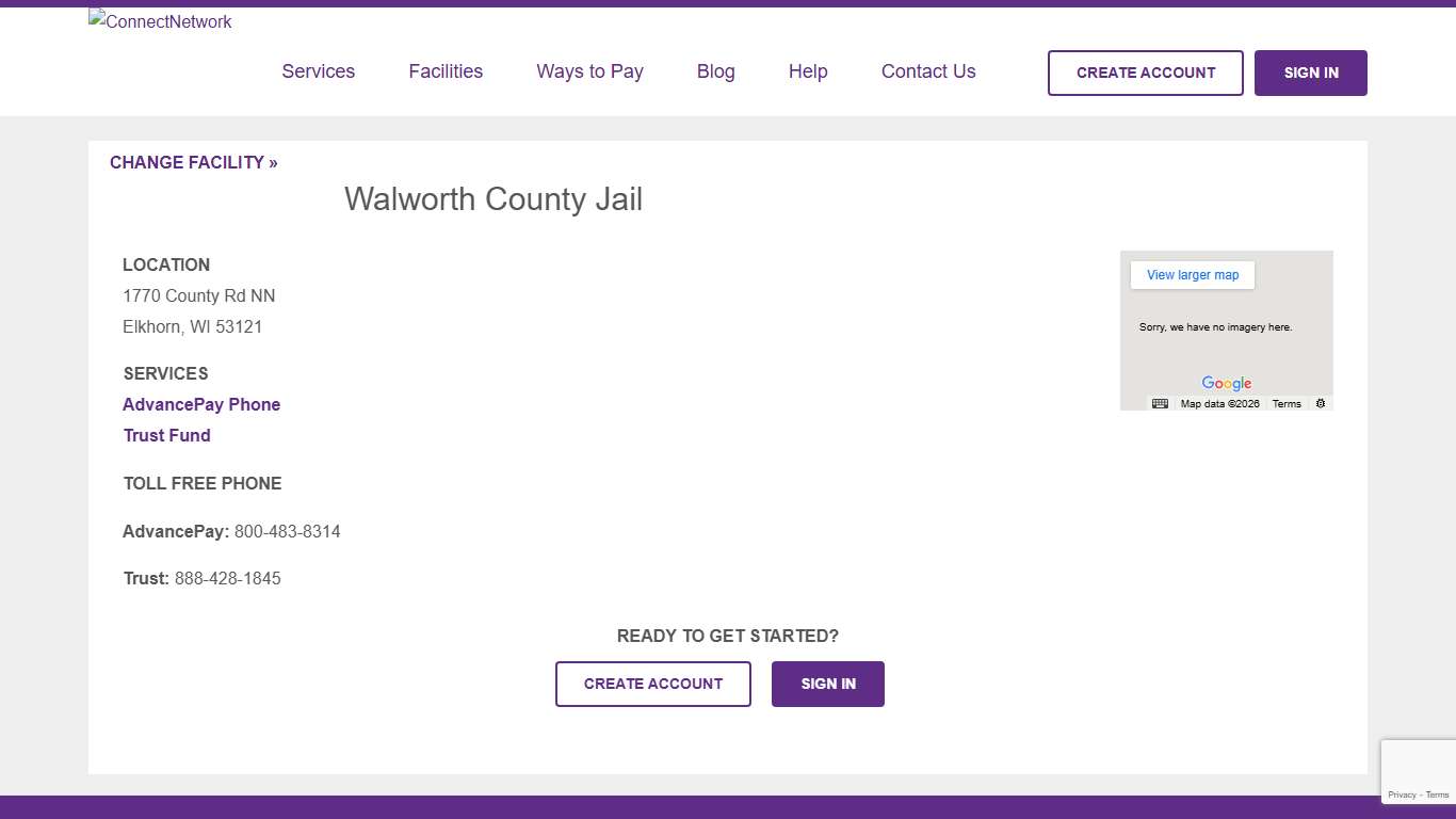 Walworth County Jail ConnectNetwork